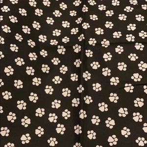 Paw print face masks